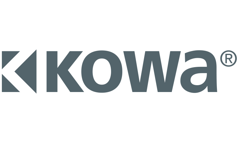 Logo der Kooperationsfirma "Kowa" für hochwertige Türen und Fenster